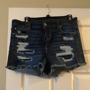 American Eagle Hi-Rise Jean Shorts